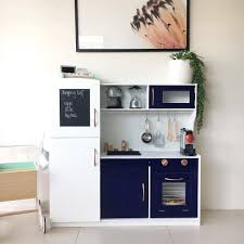 These Clever Parents Are Hacking The Kmart Kids Wooden Kitchens You Can Too Ikea Kids Kitchen Ikea Play Kitchen Play Kitchen