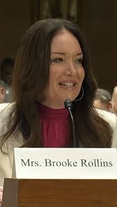 Brooke Rollins, the president’s nominee to lead the Agriculture Department,  pledged at her confirmation hearing Thursday to champion farmers and  ranchers while positioning them for the future., ...