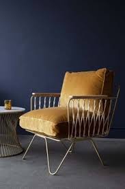 Croisette Velvet Armchair Mustard Arm Chairs Living Room Armchair Furniture Velvet Armchair