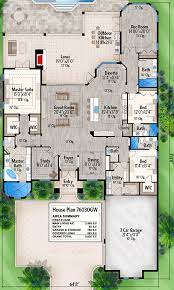 Plan 76030gw Delightful One Level House Plan For Outdoor Living One Level House Plans Dream House Plans House Plans