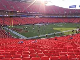 arrowhead stadium section 106 rateyourseats com