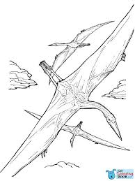 Pterodactyl Coloring Pages Free Coloring Pages Regarding Pterodactyl Over Dinosaur Coloring Pages Free Download