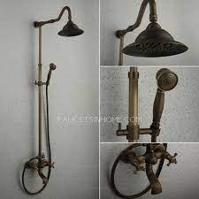Bathrooms issue 40 — at the cabin. Top Rated Antique Bronze Brass Exposed Shower Faucets System