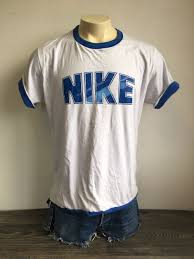 Black And Baby Blue Nike Shirt Vintage Nike Shirt 80s Blue Tag Reversible Big Dome Block Letters Gym Team Tshirt Usa Made Xl Rare By Sweetvtgtshirt On Etsy Nike Shirts Vintage Nike T Shirt