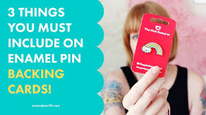 Lapel pins by all about pins offers custom lapel pins for corporate, baseball, and softball trading. 3 Things You Must Include When You Make Enamel Pin Backing Cards Youtube