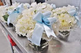 Baptism Centerpiece Emporaflora Boy Baptism Centerpieces Baptism Centerpieces Baby Boy Christening Decorations