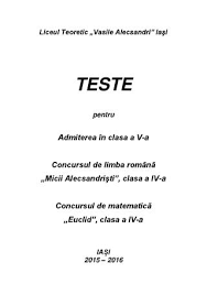 Prietenii mei, maria și luca. Teste De Admitere In Clasa A V A Concursul De Limba Romana Micii Alexandristi Clasa A Iv A Concur By Librariaonline Issuu