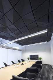 Crease A Range Of Modular Acoustic Ceiling Tiles By Turf Design And Mnml Design Milk Acoustic Ceiling Tiles Acoustic Ceiling Panels Ceiling Tiles