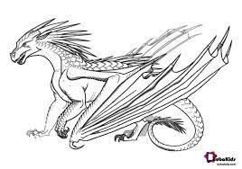 Collection Legendary Creatures Printable Mythfree Creature Thatfree Download Coloring Teenag Wings Of Fire Wings Of Fire Dragons Dragon Coloring Page