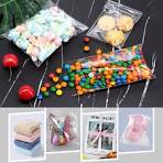 Foska Good Quality Assorted Sizes Plastic Clear Self Sealing OPP Bag for  Packaging Cookies Candy and Products