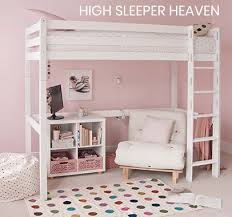 This highsleeper is the perfect bed for rooms that don't have. High Sleeper Heaven Bunk Beds With Furniture Underneath Little Folks Furniture