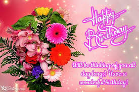 I hope you have an amazing day and lots of fun! Best Bouquet Happy Birthday Card With Your Wishes