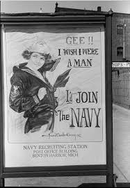 Sign In Front Of Post Office Benton Harbor Michigan 1940 Benton Harbor Joining The Navy Harbor