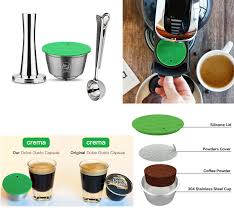 Save your preferences for the next times. Nescafe Dolce Gusto Stainless Steel Refillable Reusable Coffee Tea Capsule Pods Ebay