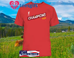 First team primarily during home matches, and also during away matches with teams who wear opposite colour kits. Liverpool Fc Premier League Champions 19 20 Red Shirt Hoodie
