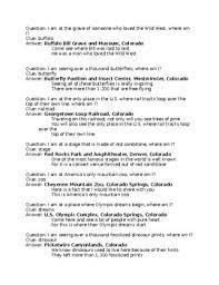If you fail, then bless your heart. C Is For Colorado Trivia Questions By A Is For America Tpt