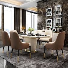 Modern Mid Century Beige Brown Faux Leather Dining Chair Upholstered Dining Chair Set Of 2 Faux Leather Dining Chairs Dining Chairs Leather Dining Chairs