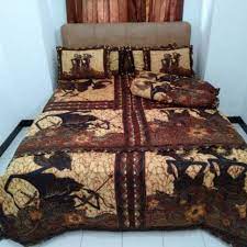 Bed cover kombinasi blaco halus & batik tulis motif wayang sprei bahan blaco halus polos sarung bantal 2 & sarung guling 2. Sprei Bedcover Batik Wayang Halus Shopee Indonesia