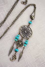 Emerald Feather Pendant Ohm Feather Dream Catcher Necklace Hippie Boho Necklace Flower Festival Jewelry Feather Pendant Festival Jewelry Basic Jewelry