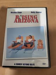 Raising Arizona DVD - Nicolas Cage Holly Hunter Coen Brothers Comedy | eBay