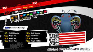 Made a mothman build because I like him. (Can't do anything about gun  weakness...) : r/Persona5