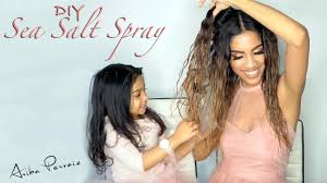 While there are endless texture and sea salt sprays on the market, you can make your own in seconds if diy beauty is your thing. Sea Salt Spray For Beach Waves Diy Tutorial Ariba Pervaiz Youtube