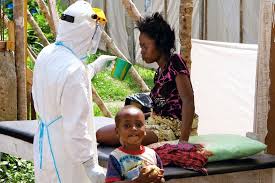 Key moments in the medical personnel at an ebola treatment centre in monrovia disinfect people who have brought in. Guinea Declares New Ebola Outbreak After Death Of Three People Abc News