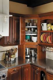 Starmark Cabinetry Diagaonal Wall Lazy Susan With Tambour Adjust The Turntables To A Height Corner Kitchen Cabinet Kitchen Renovation Kitchen Cabinet Remodel