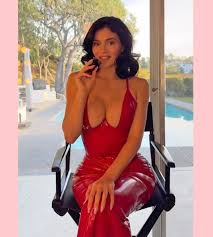 Kylie Jenners Joke About Her Revealing Latex Dress Causes Major Parenting  Controversy! - Perez Hilton