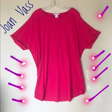 Joan Vass 100 Cotton Oversized Top Size Med