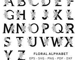 Download Floral Letters Etsy