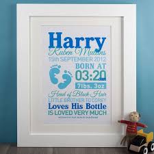 Lloyd & joyce had been making wooden keepsakes for many years by this time. Personalised Framed Print Baby Boy Gettingpersonal
