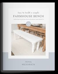 We researched the best options to add to your dining room. How To Build A Simple Farmhouse Bench With Building Plans