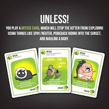 Exploding minions mashes up the award winning card game with illumination's iconic minions franchise. Amazon Com Exploding Kittens Nsfw Adult Russian Roulette Card Game Drinking Games For Adults Card Games For Adults Teens 2 5 Players Black Toys Games