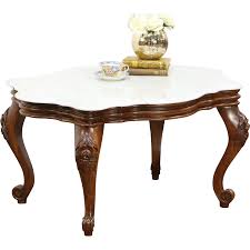 Victorian Style Vintage Marble Top Coffee Table Carved Walnut 875 Plus Shipping Coffee Table Vintage Marble Top Coffee Table Victorian Living Room