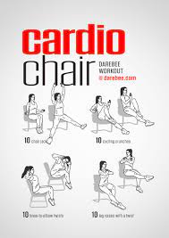 cardio chair workout chair exercises cardio workout at home office exercise