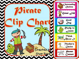 pirate clip behavior chart labels positive behavior ship treasure map