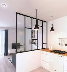 Przepierzenie W Kuchni Separation Cuisine Salon Cuisine Verriere Amenagement Maison
