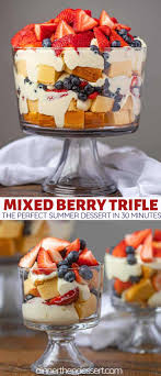 One of the beauties of trifle is that it will embrace just about any fruit you throw 1 packet boudoir biscuits (also sold as lady fingers or savoiardi) 100ml sweet sherry 1 packet ratafia or amaretti biscuits 300ml double cream 15g flaked. Mixed Berry Trifle Better Than Rachel Green S Dinner Then Dessert