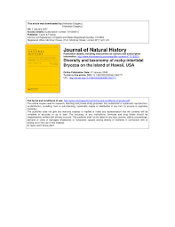 If there is no picture in this collection that you like, also look at other collections of backgrounds on our site. Pdf Diversity And Taxonomy Of Rocky Intertidal Bryozoa On The Island Of Hawaii Usa