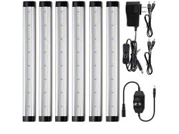 Led Under Cabinet Lighting Under Counter Lighting 4000k Daylight White Led Strip Lights For Kitchen Shelf Cupboard 6 Pack Monoprice Com
