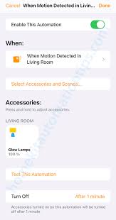These lights are designed to go off after movement has ceased, generally within 30 to 60 seconds. How To Use A Motion Sensor To Turn On And Off Your Lights With Homekit Homekit Automation Tips