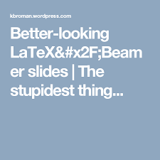 Pin On Latex Beamer