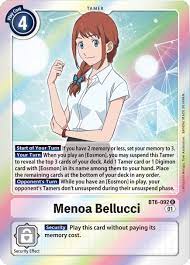 Menoa Bellucci - Double Diamond - Digimon Card Game