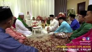 Tidak berganjak bila menonton drama. Drama Kerana Dia Manusia Biasa