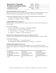 shao exam 2 practice problems