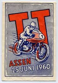 Het bekendste circuit van nederland staat natuurlijk in assen. 45 Ideeen Over Tt Assen Posters Oude Reclame Poster Fiets Poster