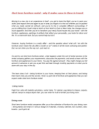 He even showed me how to clean it. Short Term Furniture Rental Why It Makes Sense To Those In Transit By Aman Prakash Issuu