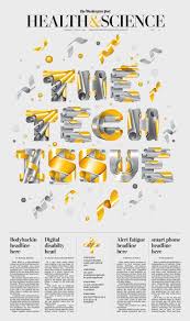 The Washington Post Health Science By Baimu Studio Typography Design Inspiration Print Design Editorial Health Science