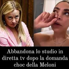 😱 Elodie lascia lo studio dopo la domanda choc: le ha chiesto se  p...Altro...